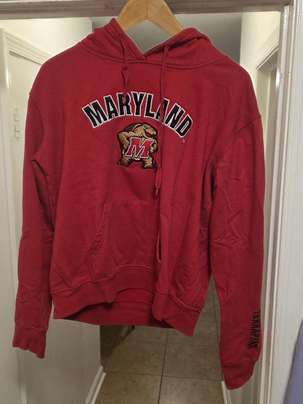 Stadium Athletics Red & Black Men's Hoodie